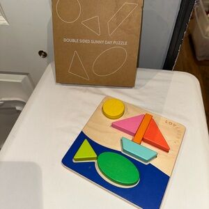 Lovevery Double-Sided Sunny Day Puzzle - Multicolor